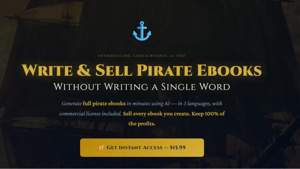 CorsairForge AI PRO Review | An Honest Breakdown for Aspiring Ebook Publishers
